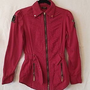 Coogi Luxury Zip Blouse